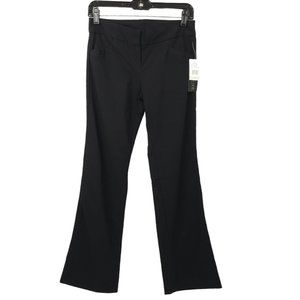 Rampage Stretch Dress Pant Womens Size 1 Flare Boot Cut Low Rise Black NEW